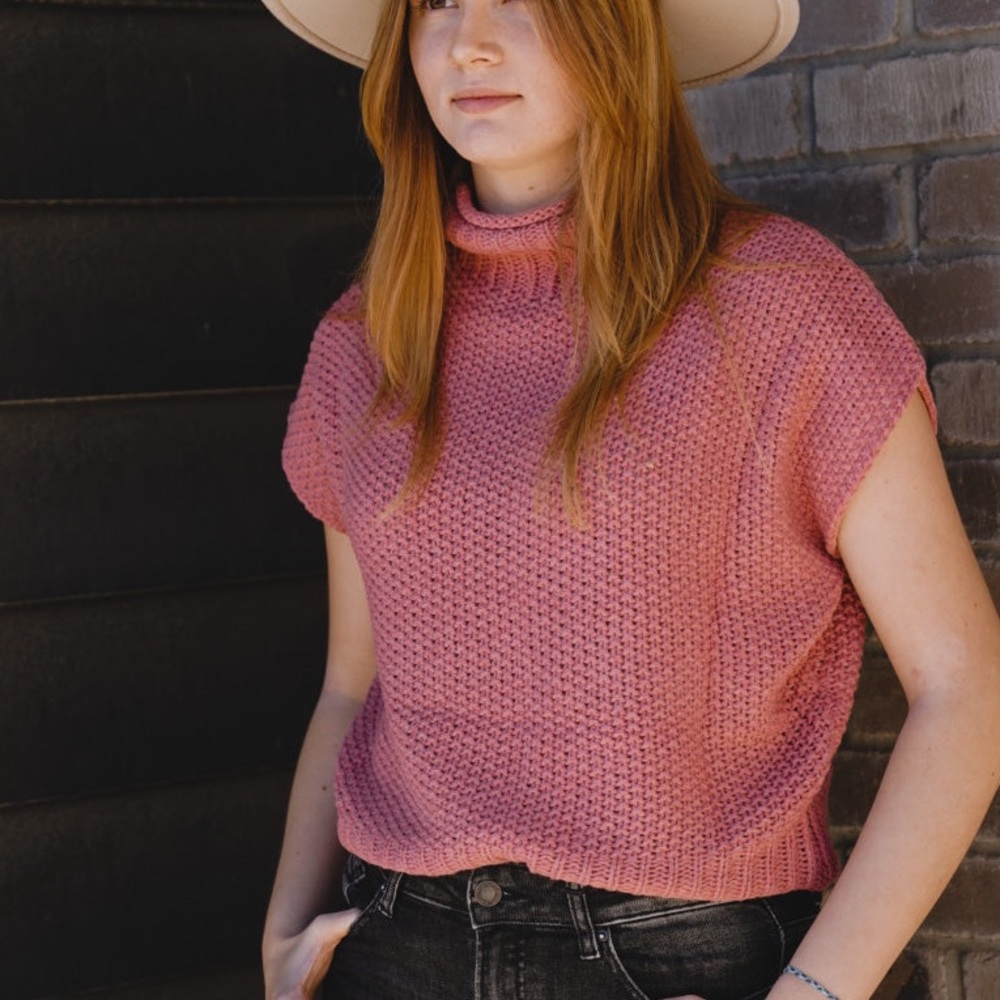 Pink sweater